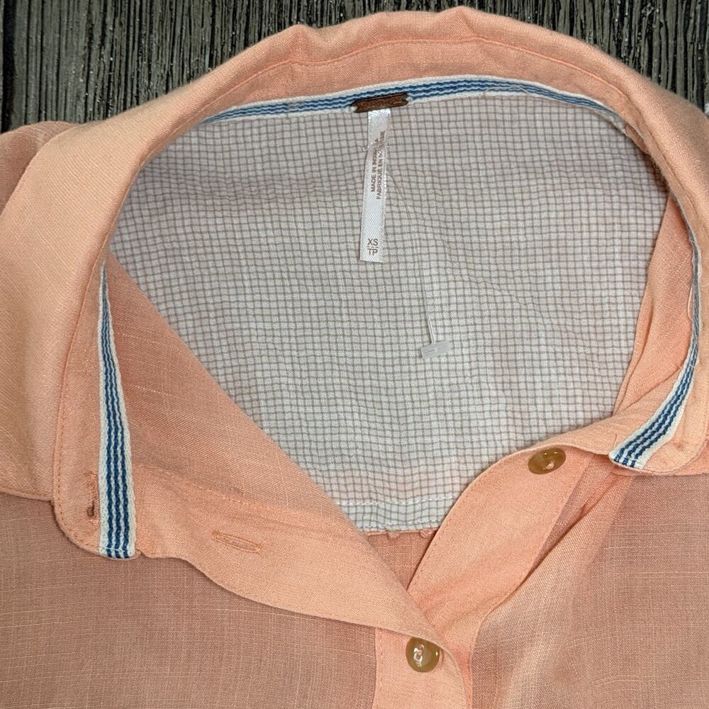 Free People That’s a Wrap Button down Shirt Size XSmall - Picture 6 of 9